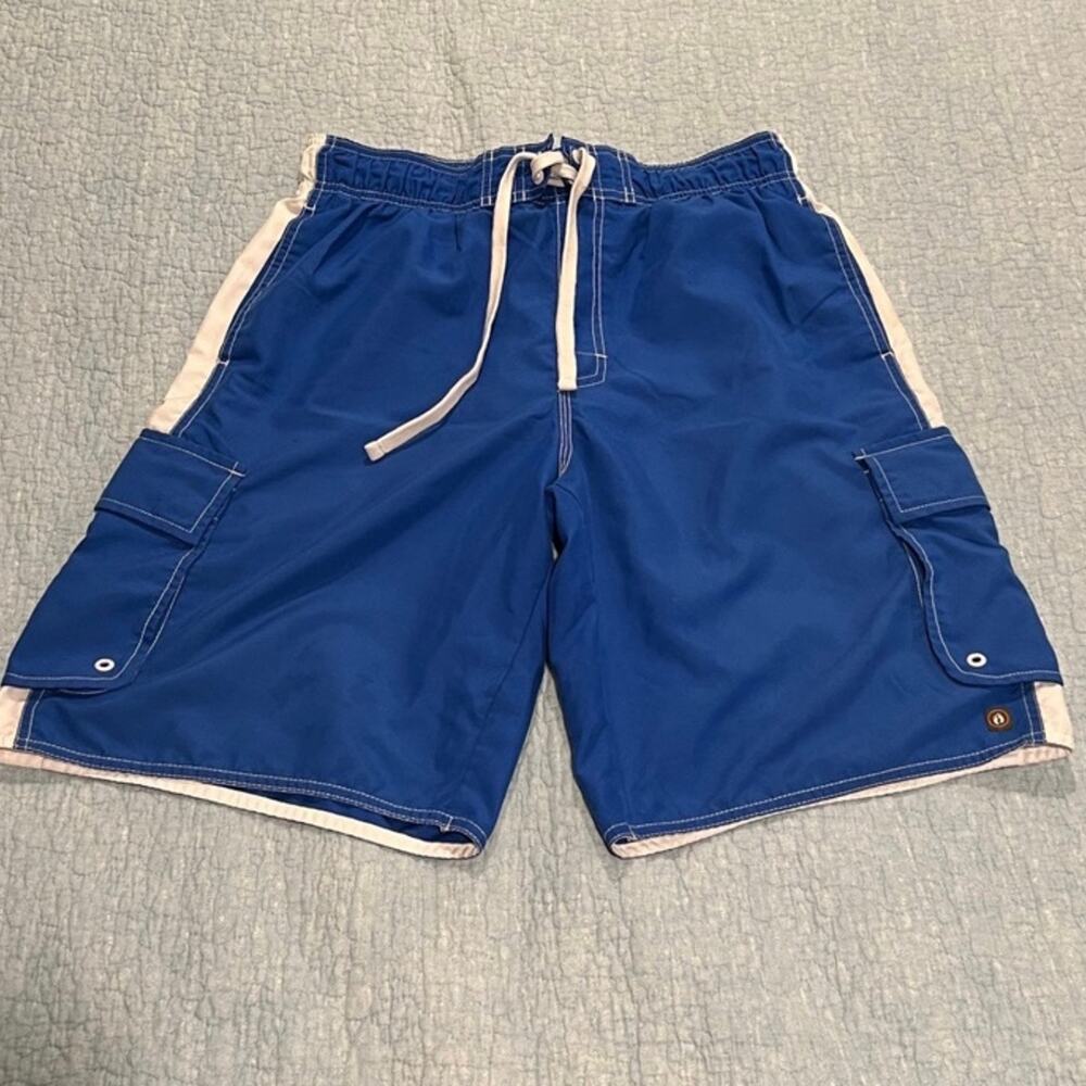 Hang Ten Men's Blue Swim Trunks